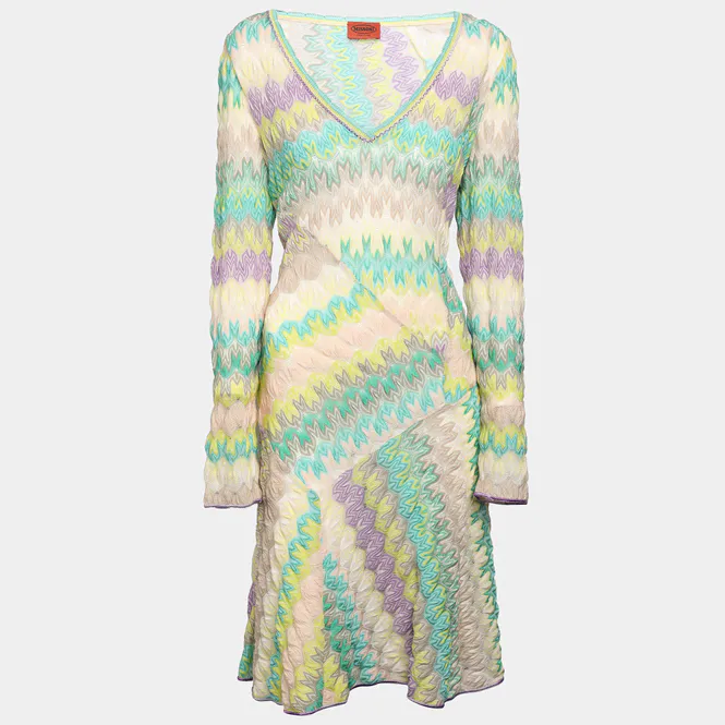 Hovedbilde 102494 - Missoni Multicolor Wave Knit Dress
