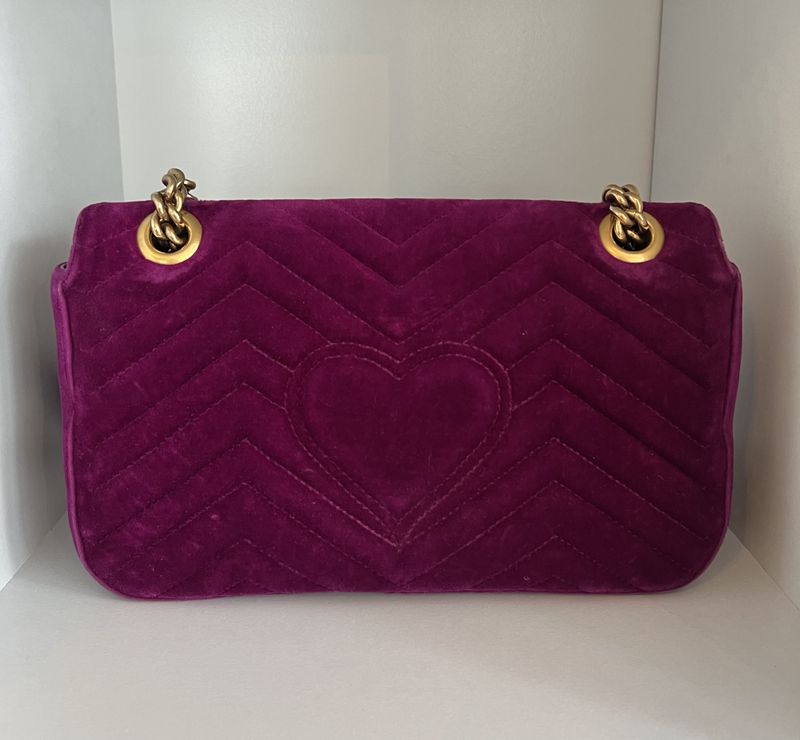 101838 - Gucci Marmont Velvet Purple
