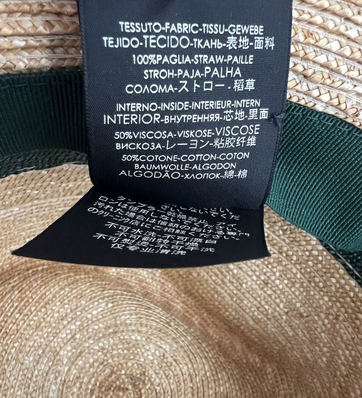 101800 - GUCCI Abaca stråhatt