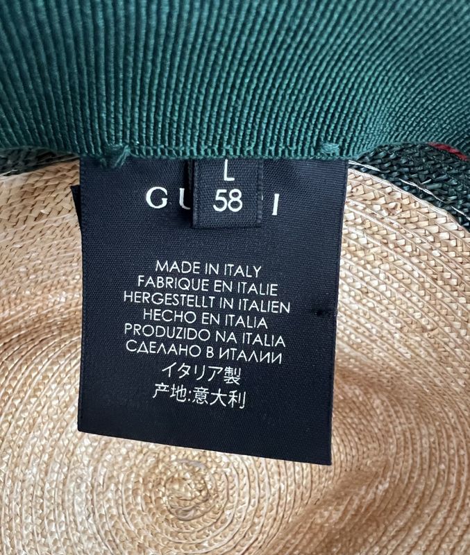 101800 - GUCCI Abaca stråhatt