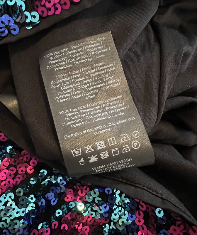 101528 - Paljett topp Y.A.S