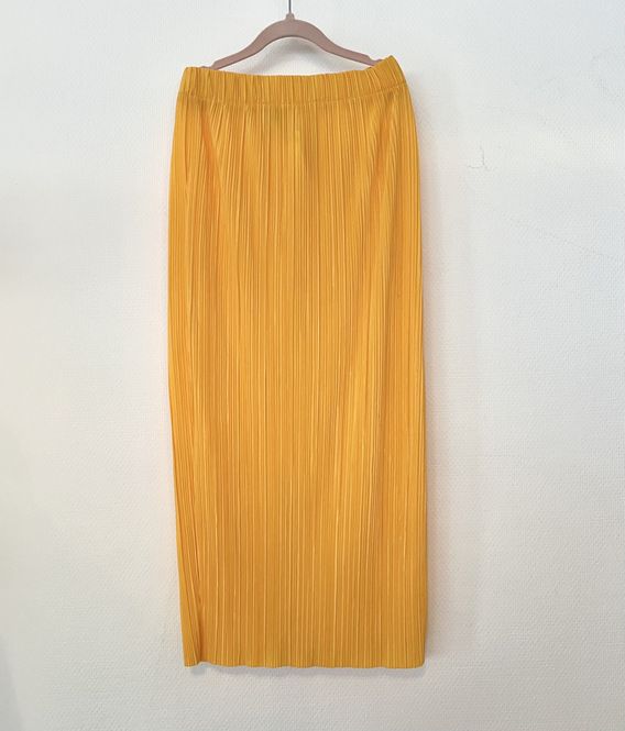 Hovedbilde 101749 - Gult skjørt med splitt bak