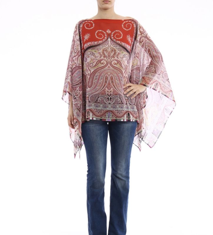 102158 - Etro Silkeponcho