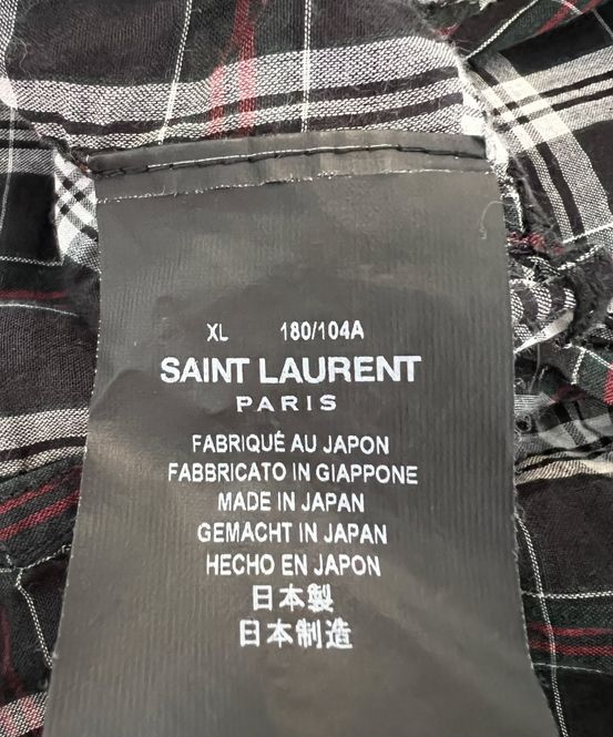 Hovedbilde 50083 - Saint Laurent rutete skjorte 